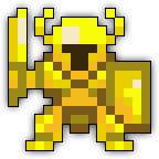 Golden Oryx Effigy